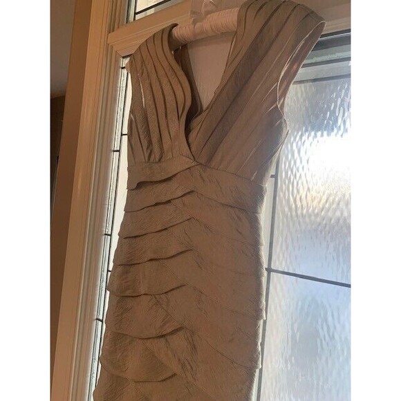 ADRIANNA PAPELL LADIES Sweetheart CASCADING LAYERED Baby Doll DRESS - SIZE 4 - Picture 14 of 14